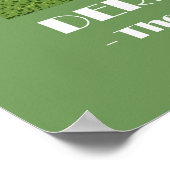 Derbyshire Peak District 1920s retro-stijl poster (Hoek)