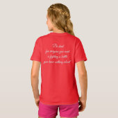 Dercum's Disease Awareness Ribbon T-shirt Kinder (Achterkant volledig)