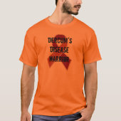 Dercum's Disease Warrior Awareness Ribbon Tshirt (Voorkant)
