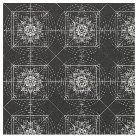 Derde afmeting: getrilde geometrie stof (Close Up)