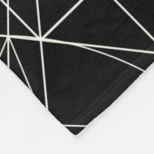 Derde afmeting/kristaltempel Geometrie Fleece Deken (Hoek)