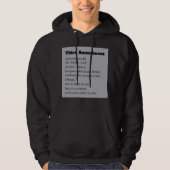 Derde amendement grondwet protest hoodie (Voorkant)