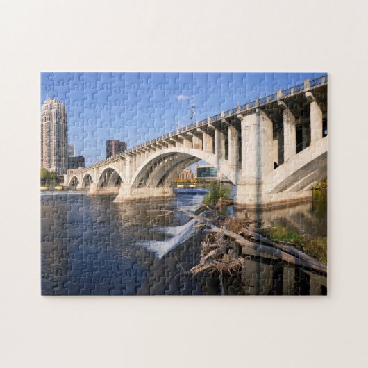 Derde Avenue Bridge in Minneapolis Legpuzzel (Horizontaal)