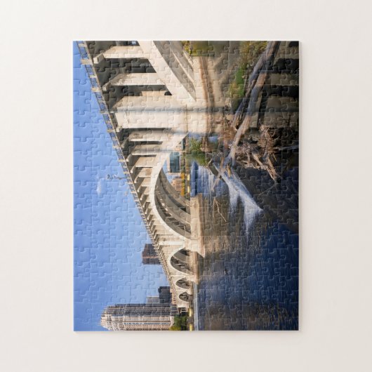 Derde Avenue Bridge in Minneapolis Legpuzzel (Verticaal)