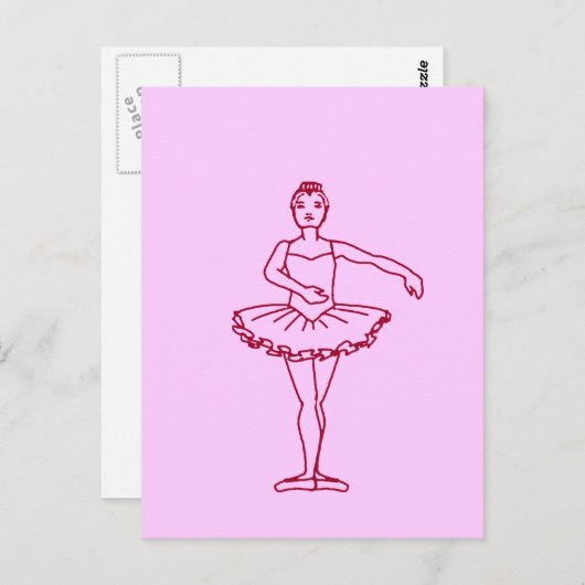 Derde ballet briefkaart (Voorkant / Achterkant)