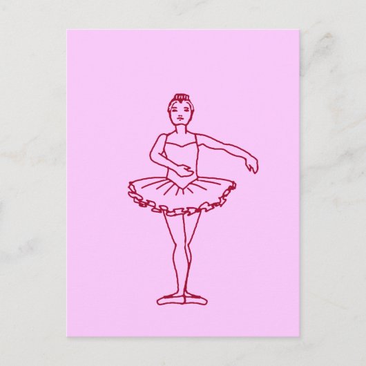 Derde ballet briefkaart (Voorkant)