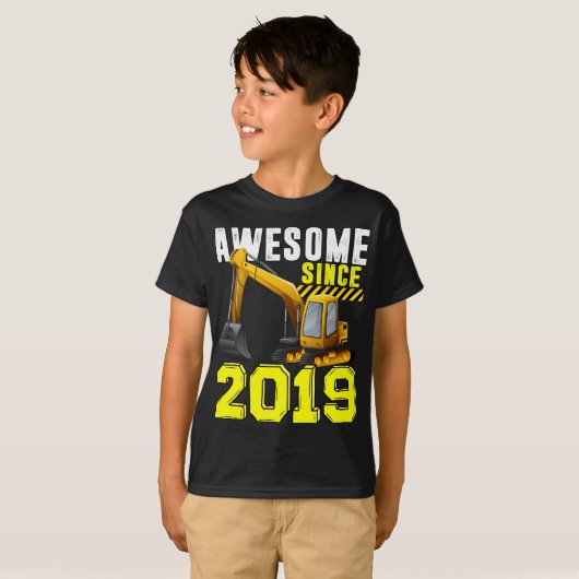 Derde 'Birthday'-graafmachines Geweldige sinds 201 T-shirt (Voorkant volledig)