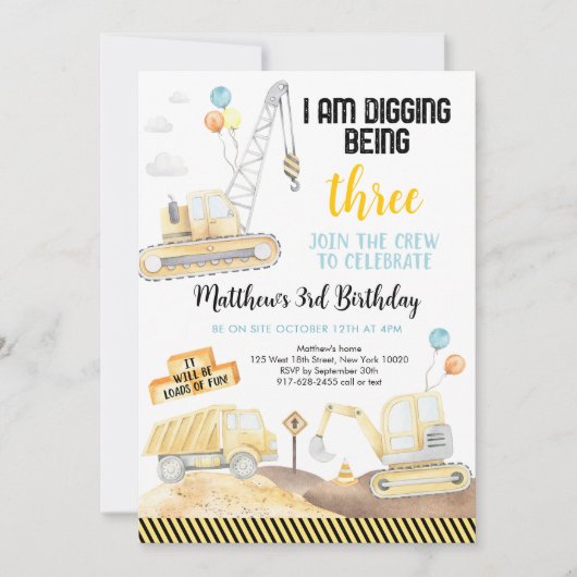 Derde bouwdag graven kaart (Voorkant)