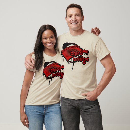 Derde brug. Red&Black. T-shirt (Unisex)