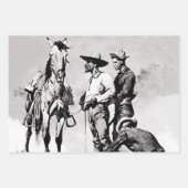 Derde Cavalerie Troopers door Frederic Remington Inpakpapier Vel (Voorkant 3)