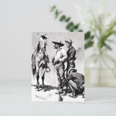 Derde Cavalerie Troopers van Frederic Remington Briefkaart (Staand voorkant)