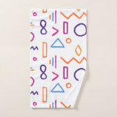 Derde cryptische kleurrijke doodvormen handdoek (Handdoek)