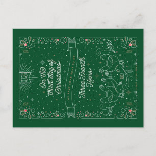 DERDE DAG VAN CHRISTMAS / kerstBriefkaart Feestdagenkaart