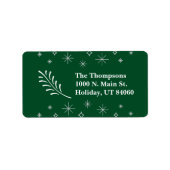 DERDE DAG VAN CHRISTMAS / kerstlabels Etiket (Voorkant)