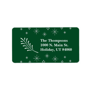 DERDE DAG VAN CHRISTMAS / kerstlabels Etiket