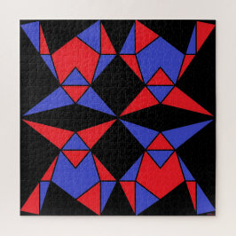 Derde Drie-eenheid van Abstracte Driehoeken Ken Ga Legpuzzel