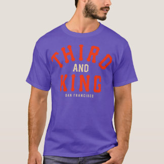 Derde en koning honkbal T-shirt