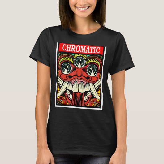 Derde Eye Chaotic Evil Red Chromatic Dragon Gaming T-shirt (Voorkant)