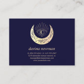 Derde Eye Gold Moon Klant Dank je Boho Informatiekaartje (Achterkant)