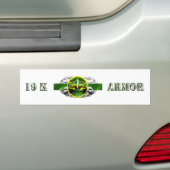 Derde gepantserd calamiteitenpatroon van 19.000 pa bumpersticker (Op auto)