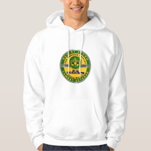 Derde gepantserde waakzame wondvorm hoodie