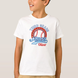 Derde graad Baseball All Star Terug naar school T-shirt