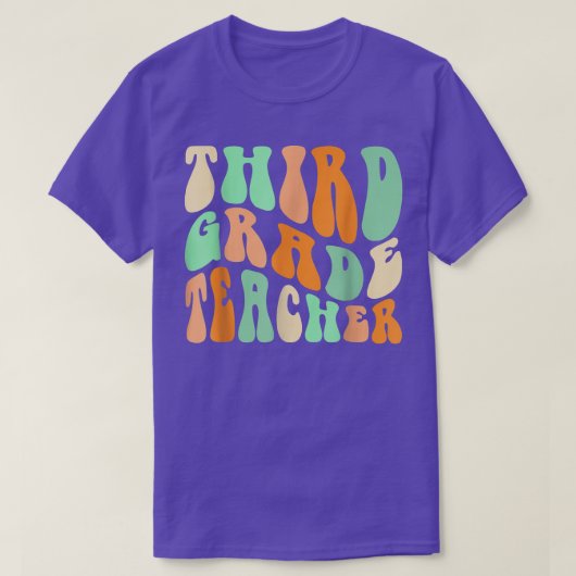 Derde graad leraar 3e graad terug naar school t-shirt (Design voorkant)