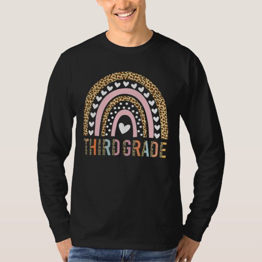 Derde graad leraar luipaard t-shirt (Voorkant)