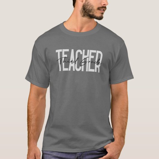 Derde graad leraar, onderwijs, opleiding t-shirt (Voorkant)