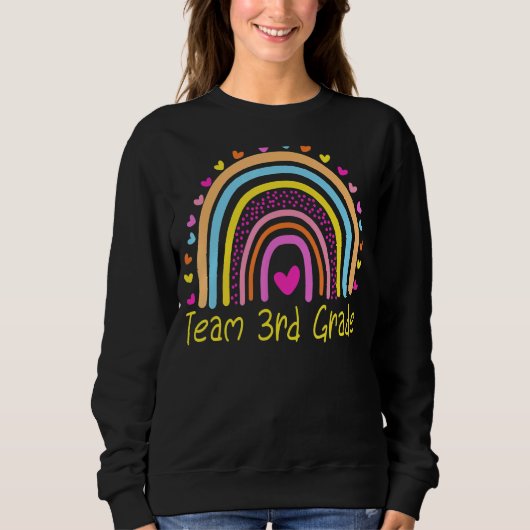 Derde graad lerarenteam 3e graad regenboog trui (Voorkant)
