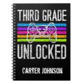 Derde graad Onvergrendeld Terug naar school Gepers Notitieboek (Voorkant)