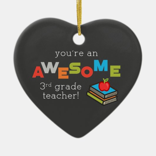 Derde graad Opleidingsdag, Geweldige Keramisch Ornament (Voorkant)