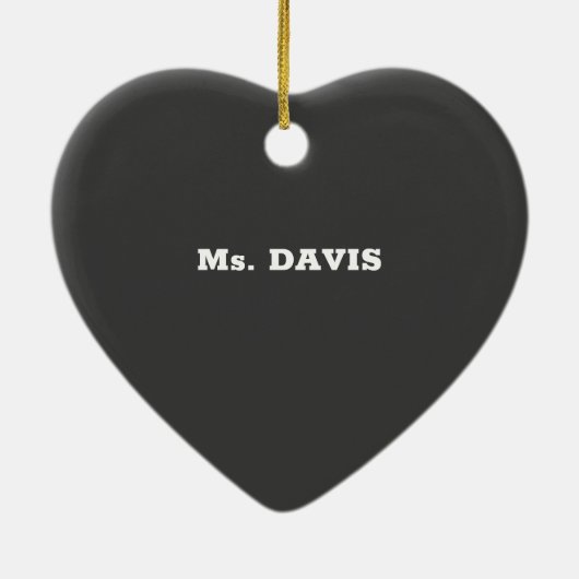 Derde graad Opleidingsdag, Geweldige Keramisch Ornament (Achterkant)