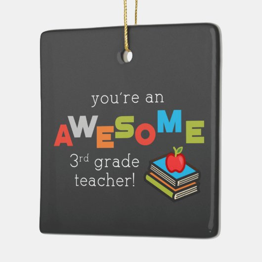 Derde graad Opleidingsdag, Geweldige Keramisch Ornament (Links)