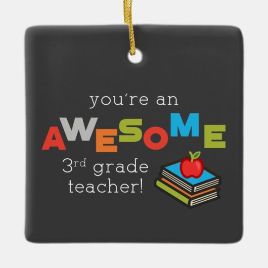 Derde graad Opleidingsdag, Geweldige Keramisch Ornament (Voorkant)