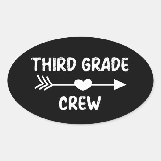Derde graad ovale sticker (Voorkant)