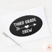 Derde graad ovale sticker (Envelop)