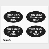 Derde graad ovale sticker (Vel)