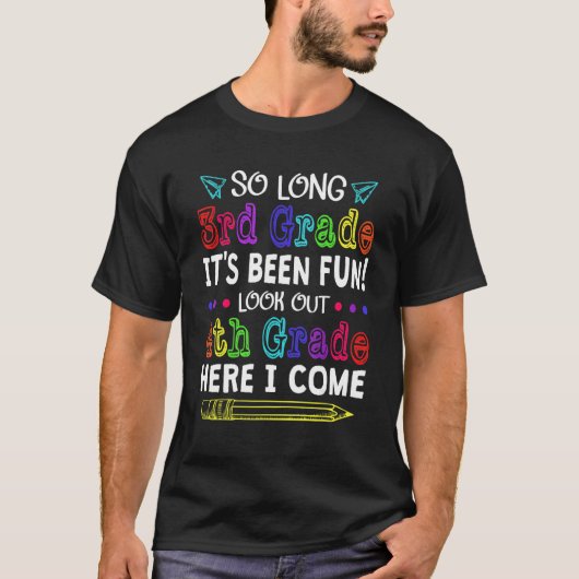 Derde graad welkom vierde graad terug naar Scho T-shirt (Voorkant)