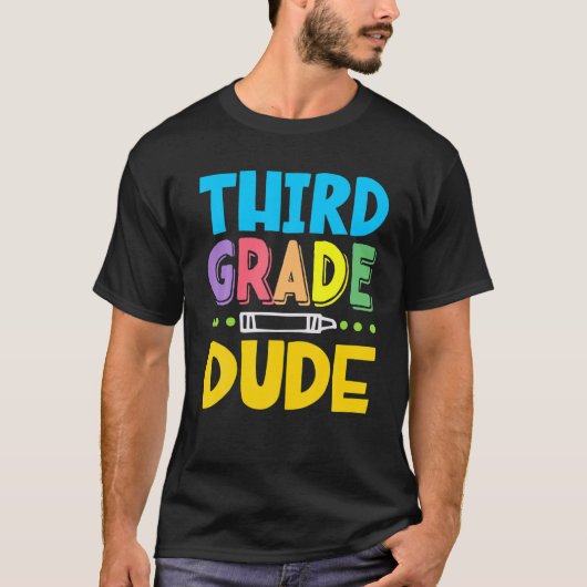 Derde graadmeter | Funny First Day of School T-shirt (Voorkant)