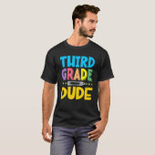 Derde graadmeter | Funny First Day of School T-shirt (Voorkant volledig)
