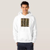 Derde honk, honkbalpositie hoodie (Voorkant volledig)