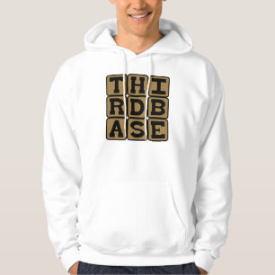 Derde honk, honkbalpositie hoodie