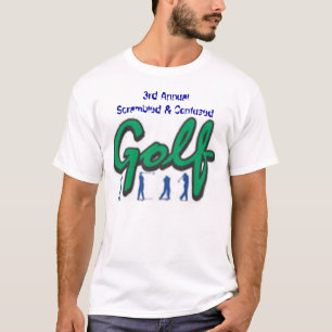 Derde jaar gekramd en verward t-shirt