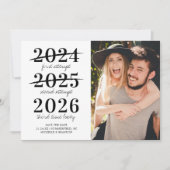 Derde keer goed Foto Save the Date (Voorkant)