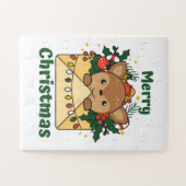 Derde kerstbrief winterdieren legpuzzel (Horizontaal)