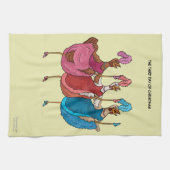 Derde kerstdag (3 Franse hennen) Keukenhanddoek (Horizontaal)