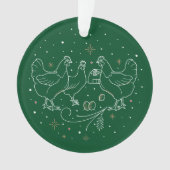 Derde kerstdag acrylornament Green Ornament (voorkant)