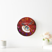 Derde kerstklok met Clammy Claus Wall klok (Huis)