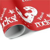 Derde KIDS Birthday Diagonal Design Grunge Stars Z Cadeaupapier (Rol Hoek)